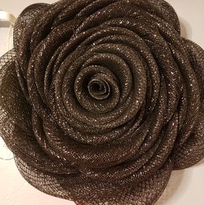 Black Rose Wreath Handmade